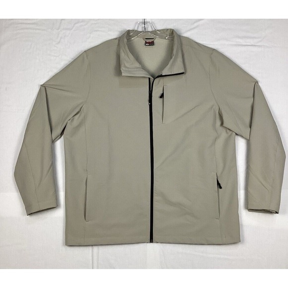 32 Degrees HEAT Men's  Full‎ Zip Jacket Tan Men's Size XXL, Lightweight - Picture 1 of 9